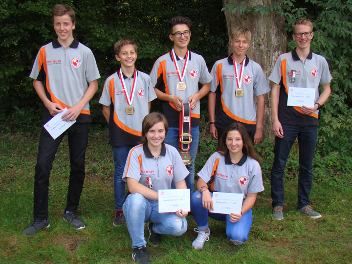 JungschÃ¼tzen und Jugendliche am Schweizer Gruppenmeisterschaftsfinal 2016