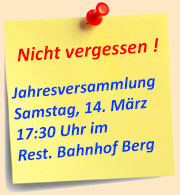 Jahresversammlung 2026